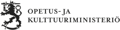 Logo: Opetus- ja kulttuuriministeriö
