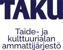 Logo: TAKU - Taide- ja kulttuurialan ammattijärjestö